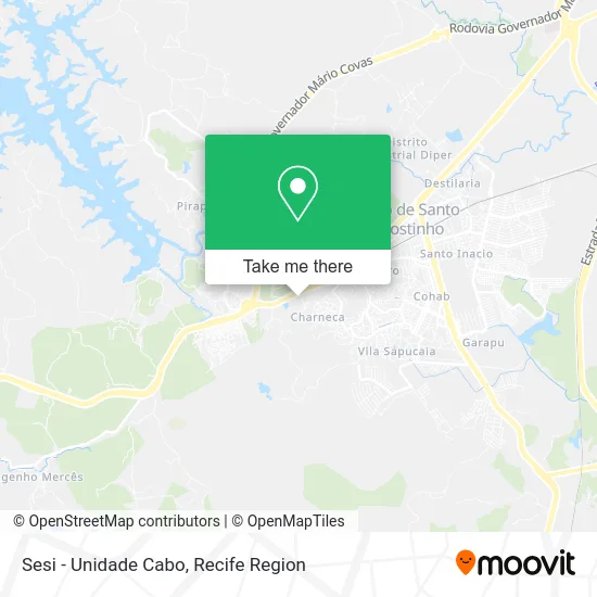 Sesi - Unidade Cabo map