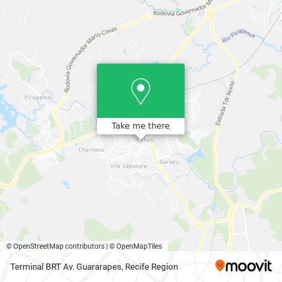 Terminal BRT Av.  Guararapes map