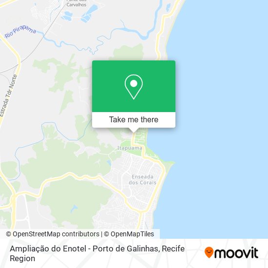 Ampliação do Enotel - Porto de Galinhas map