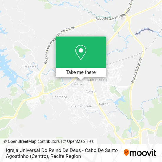 Igreja Universal Do Reino De Deus - Cabo De Santo Agostinho (Centro) map