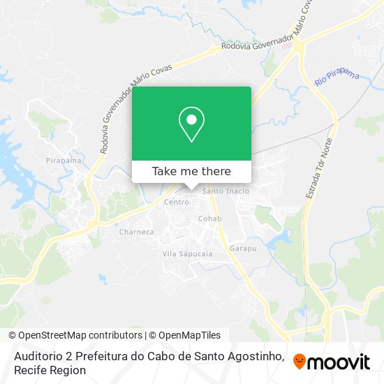 Auditorio 2 Prefeitura do Cabo de Santo Agostinho map