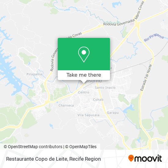 Restaurante Copo de Leite map