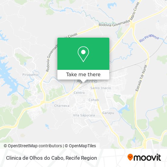 Clinica de Olhos do Cabo map