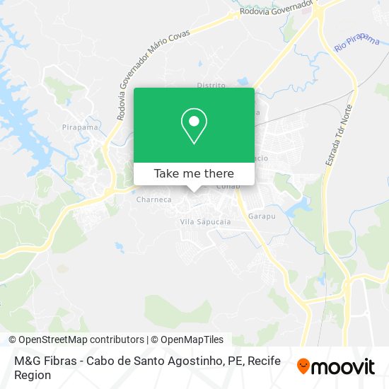 M&G Fibras - Cabo de Santo Agostinho, PE map