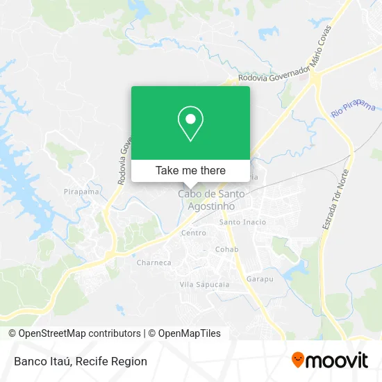 Banco Itaú map