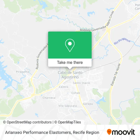 Arlanxeo Performance Elastomers map