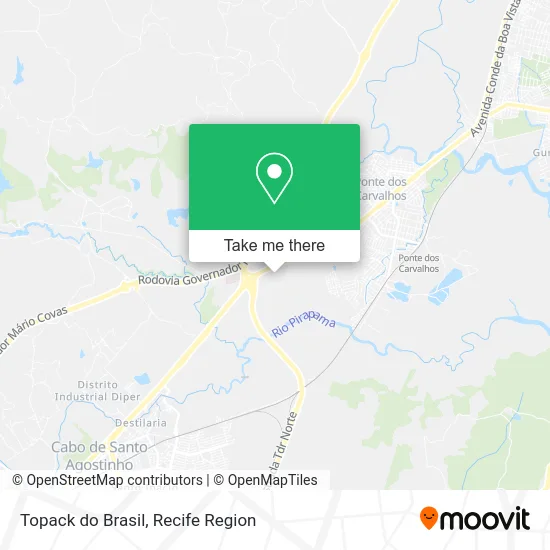 Topack do Brasil map