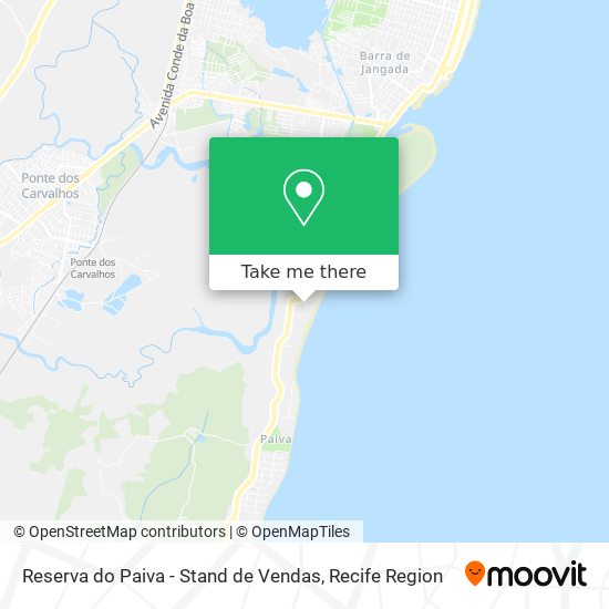 Reserva do Paiva - Stand de Vendas map