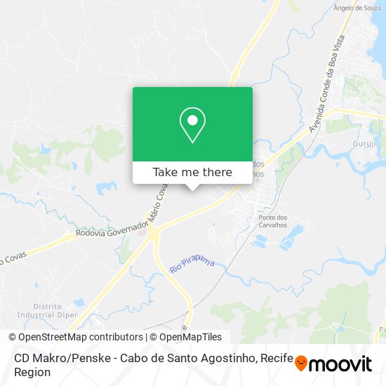 CD Makro / Penske - Cabo de Santo Agostinho map