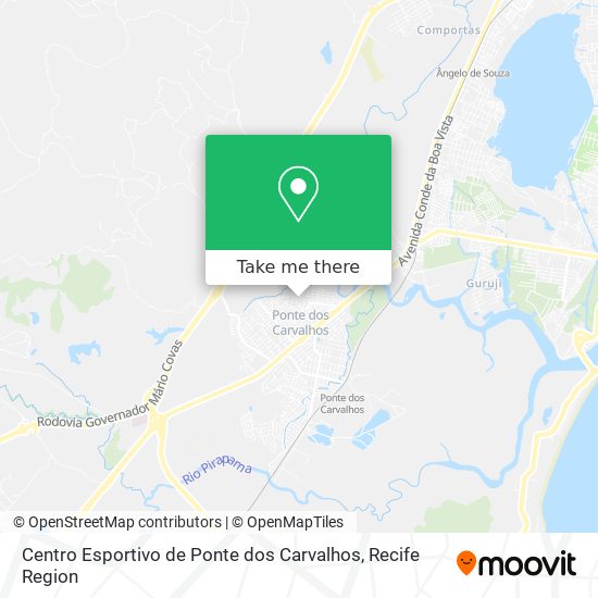 Centro Esportivo de Ponte dos Carvalhos map