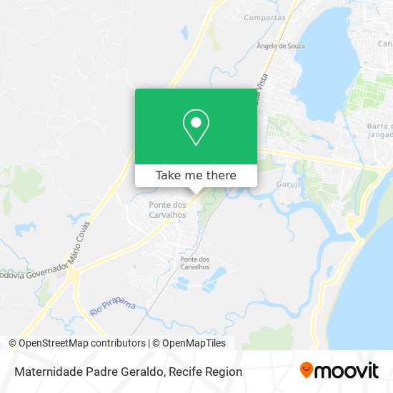 Maternidade Padre Geraldo map