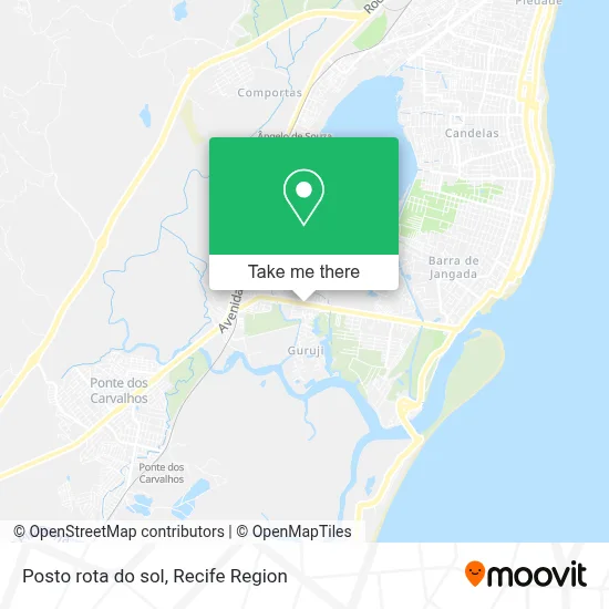 Posto rota do sol map