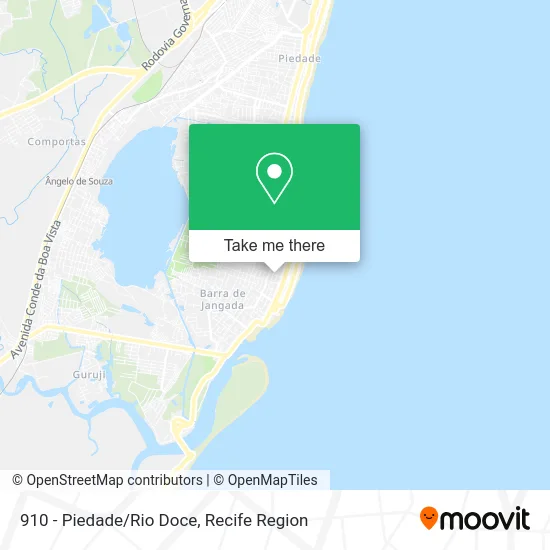 910 - Piedade/Rio Doce map