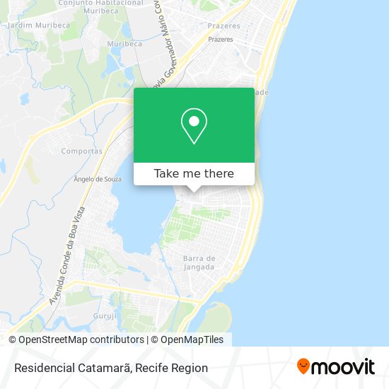 Residencial Catamarã map