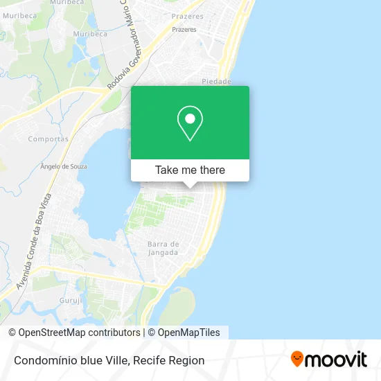 Condomínio blue Ville map