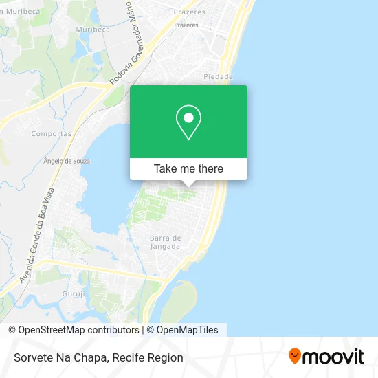 Sorvete Na Chapa map