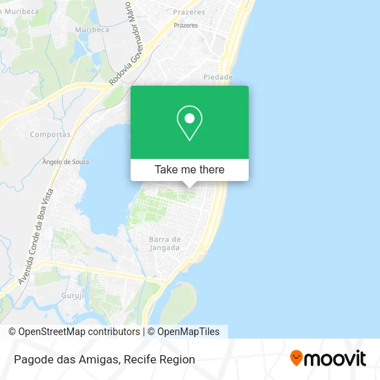 Pagode das Amigas map