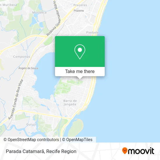 Parada Catamarã map