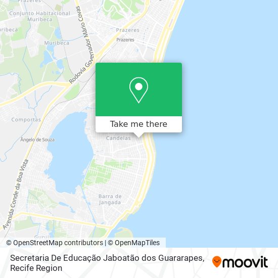 Secretaria De Educação Jaboatão dos Guararapes map