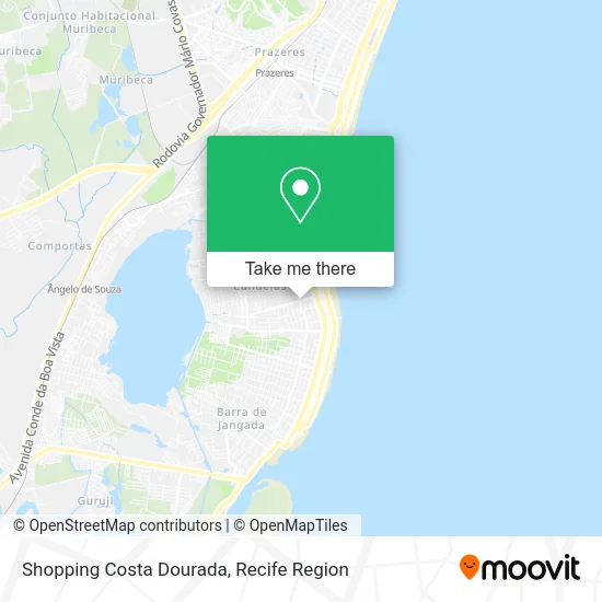 Shopping Costa Dourada map