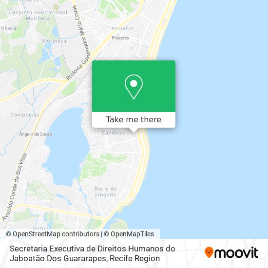 Secretaria Executiva de Direitos Humanos do Jaboatão Dos Guararapes map