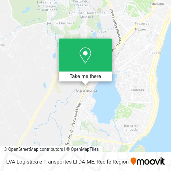 LVA Logística e Transportes LTDA-ME map