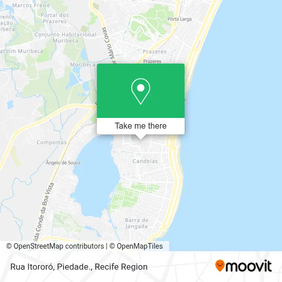 Rua Itororó, Piedade. map