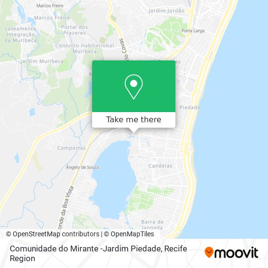 Comunidade do Mirante -Jardim Piedade map