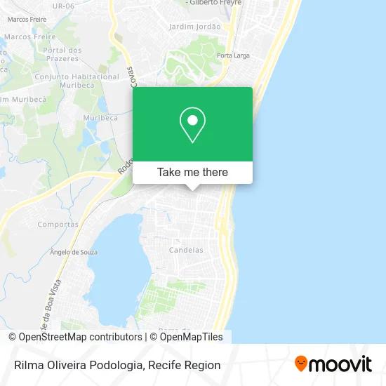 Rilma Oliveira Podologia map