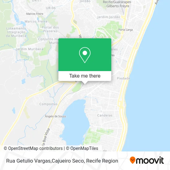 Rua Getulio Vargas,Cajueiro Seco map