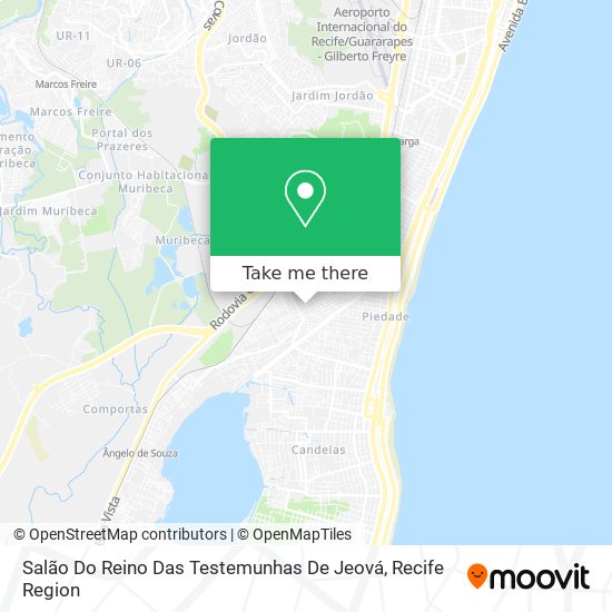 Salão Do Reino Das Testemunhas De Jeová map