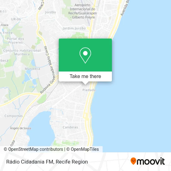 Rádio Cidadania FM map