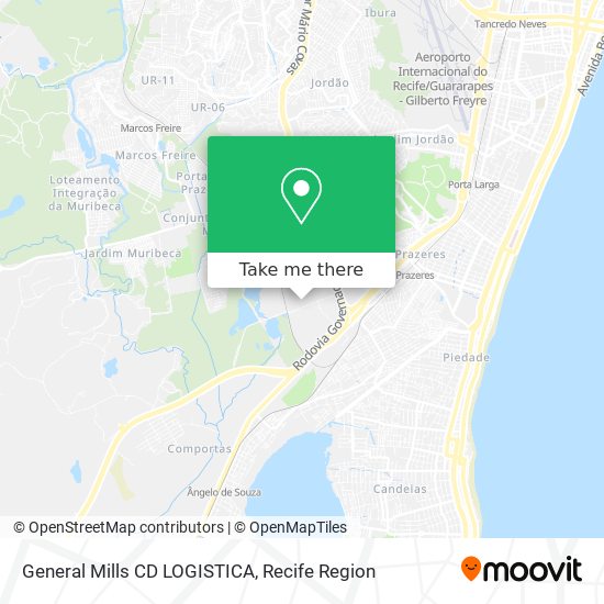 General Mills CD LOGISTICA map