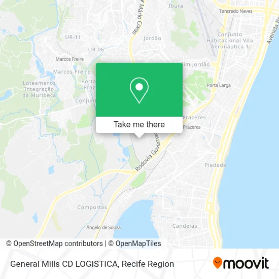 General Mills CD LOGISTICA map