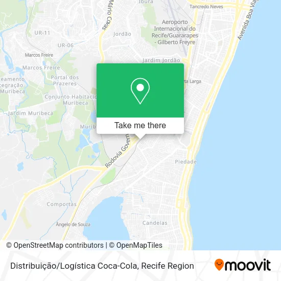 Distribuição / Logística Coca-Cola map