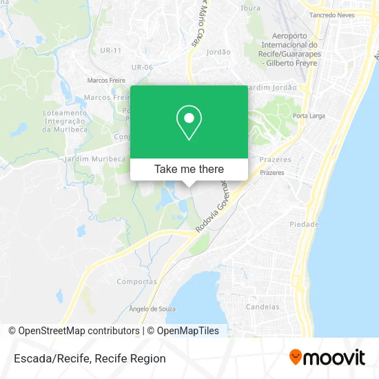 Escada/Recife map