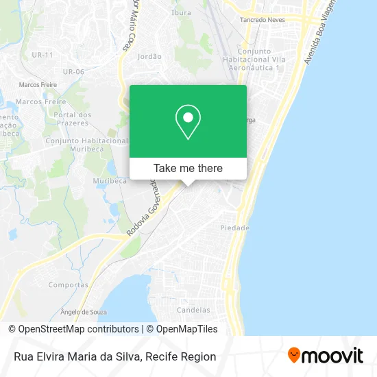 Rua Elvira Maria da Silva map
