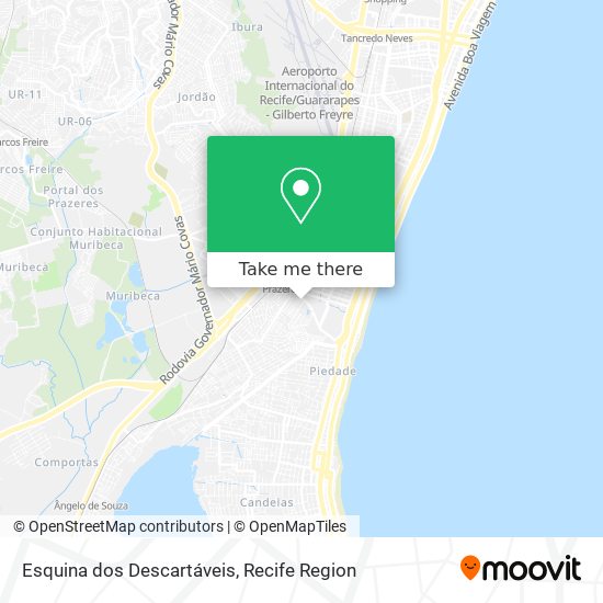 Esquina dos Descartáveis map