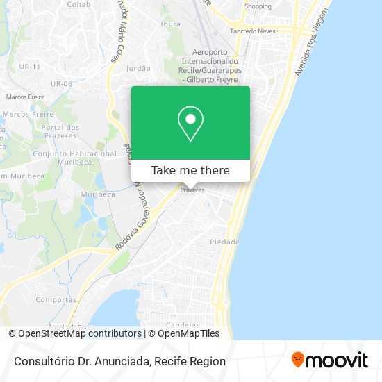Consultório Dr. Anunciada map