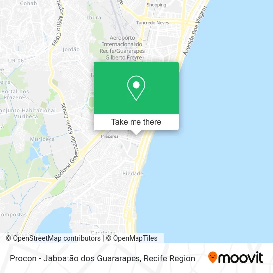 Procon - Jaboatão dos Guararapes map
