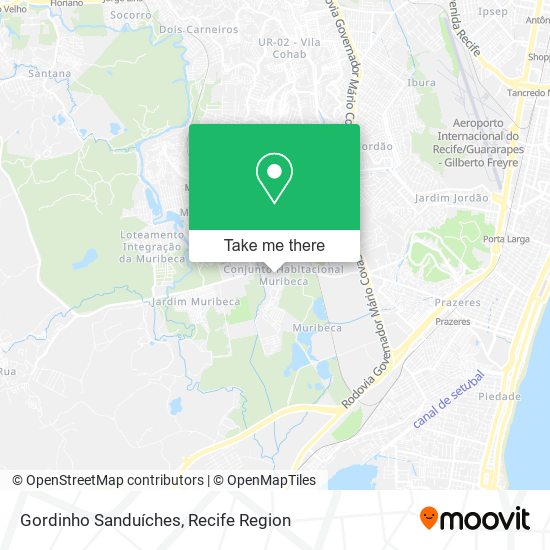 Gordinho Sanduíches map