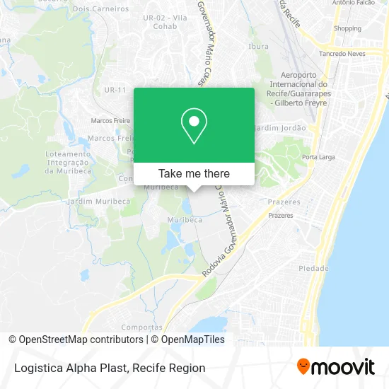 Logistica Alpha Plast map