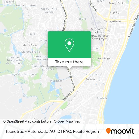 Tecnotrac - Autorizada AUTOTRAC map