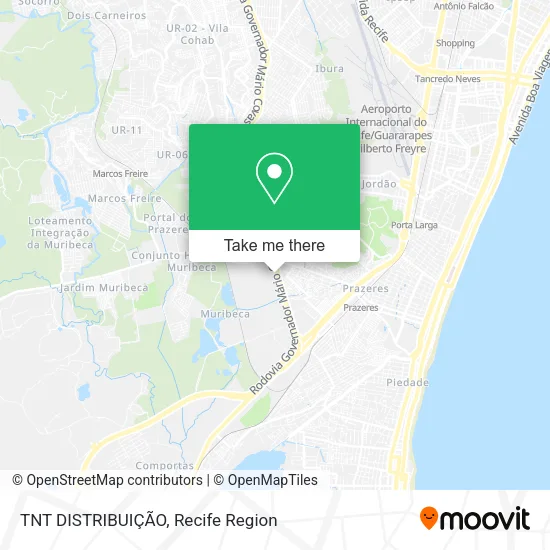 TNT DISTRIBUIÇÃO map