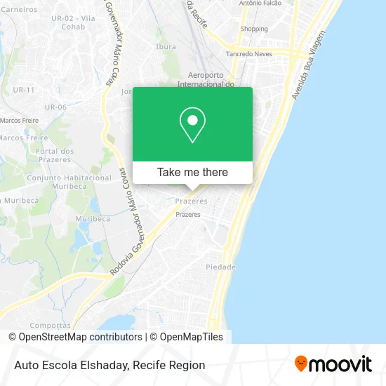 Auto Escola Elshaday map