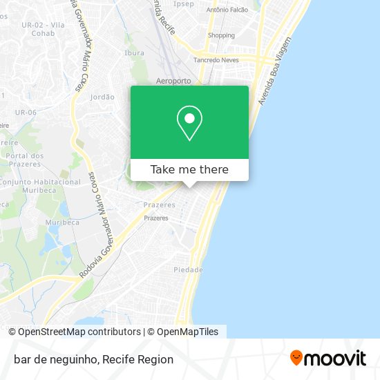 Mapa bar de neguinho