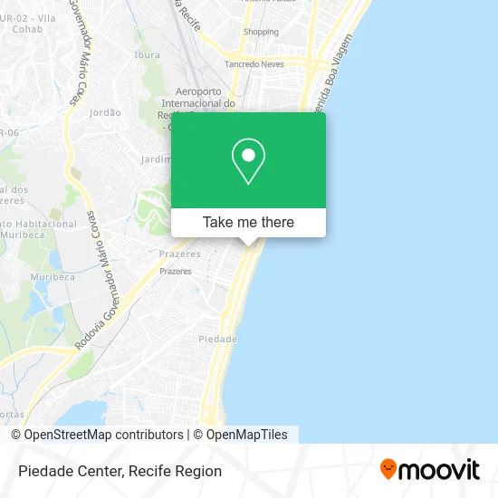 Piedade Center map