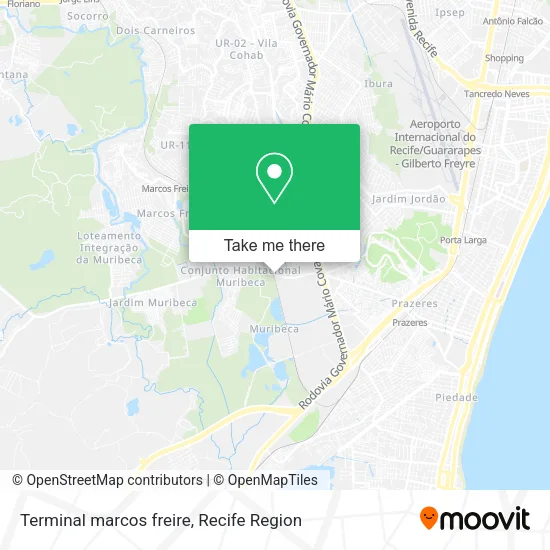 Terminal marcos freire map