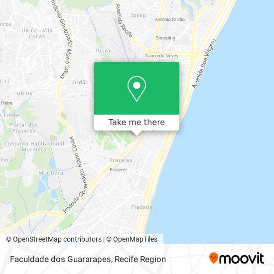 Faculdade dos Guararapes map