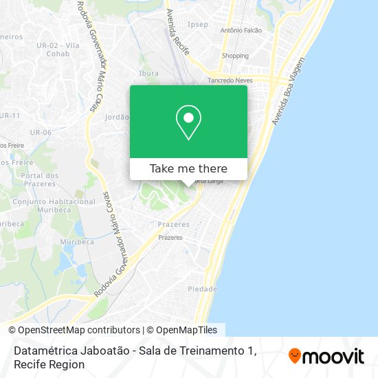 Datamétrica Jaboatão - Sala de Treinamento 1 map